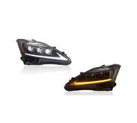 Gruppo Faro Automatico per Lexus per IS250 2006-2012 | Faro Assemblaggio Gruppo faro Lampada frontale DRL Segnale di svolta Riflettore ambra LHD