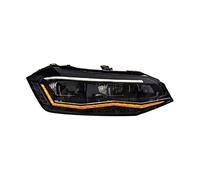 Gruppo faro compatibile for VW Polo 2019-2020 LED DRL LED indicatori di direzione sequenziali LED abbaglianti Un tocco di blu(HID Lamp)