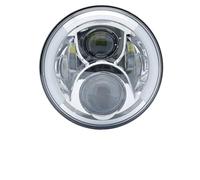 Gruppo Faro Moto Fari Per Royal Per Enfield Per Himalayan 400 411 650 350 Per Cafe Per Racer Faro Anteriore Moto 7 Pollici Luci A LED Lampada Halo DRL Faro Moto 7" Anteriore Faro(Yellow DRL B)