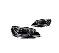Gruppo Faro Per Golf 7 MK7 Per Golf 7.5 R Per LINE 2013-2017 Fari Anteriori Per Auto LED DRL Hella 5 Xenon Lens Hid H7 Accessori Per Luci Anteriori(T -Sliver,Right Hand Drive)