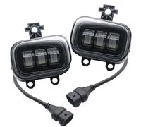 Gruppo Fendinebbia Anteriore Per Townstar Per L'Europa 2021-2024 40W LED Fendinebbia Lampada Frontale W/Lente DRL 12V Ad Alta Potenza(White fog lights)