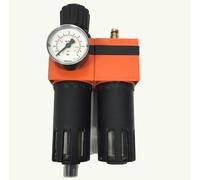 Gruppo Filtro regolatore + lubrificatore con manometro 3/8" aria compressore