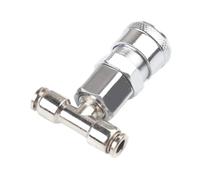 Gruppo giunto diritto a tre vie-serbatoio pneumatico-connettore-giunto pneumatico for rimorchio con pistola ad aria compressa(Metal insertion)