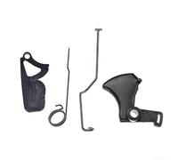 Gruppo grilletto acceleratore compatibile con più modelli di motosega, include leva di sicurezza