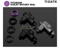 Gruppo Hop-Up EON Titanium + VIOLET rotary dial per aeg M4 Gate (gate-eon-hop-tv