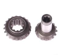 Gruppo ingranaggi multi applicazione compatibile con vari decespugliatori e decespugliatori utilizzando bimetallico per un funzionamento resiliente (Sette denti)