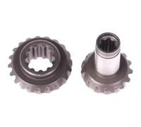 Gruppo ingranaggio decespugliatore con opzioni a sette e nove denti, progettato con bimetallico per la compatibilità con vari utensili elettrici decespugliatore (sette denti)