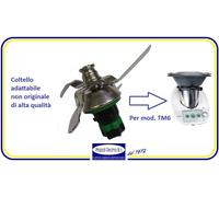 GRUPPO LAME COLTELLO VORWERK BIMBY TM6 ADATTABILE DI QUALITA' IN ACCIAIO INOX