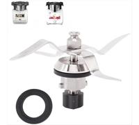 Gruppo lame per frullatore, accessori per lame per frullatore in acciaio inossidabile, frullatore a 4 lame con 5 denti parti di ricambio per ghiaccio compatibili con Monsieur Cuisine Connect 5T
