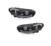 Gruppo lampada frontale for auto compatibile for fari Scirocco 2009-2017 aggiornamento modificato al NUOVO fari DRL Scirocco Dynamic Turn(2pcs headlights 1)