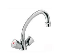GRUPPO LAVELLO Monoforo CANNA ALTA bocca girevole Acqua Fredda e Acqua Calda Jota Catania