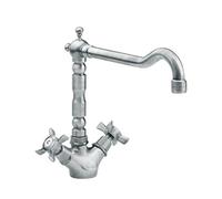 Gruppo Lavello Monoforo Cromato Con Bocca Girevole Serie Orientes Eurorama