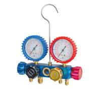 Gruppo manometrico 4 vie attacchi 3/8 5/16 alluminio MGF