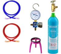 GRUPPO MANOMETRICO SINGOLO R600A BASSA PRESSIONE RICARICA FRIGORIFERI FREEZER