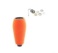 Gruppo manopola per mulinelli da baitcasting DAIWA compatibile con MK1 Exence per ANTARES per mulinello da pesca DRT, hardware EVA esterno in pelle metallica (1 set nero)