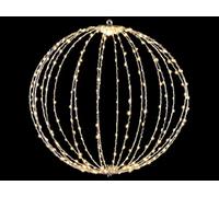 Gruppo Maruccia - Palla di Natale Luminosa da Appendere con 360 LED - Uso Interno ed Esterno - Diametro 50 cm