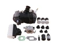 Gruppo motore motore da 42,5 mm, cilindro, pistone, carburatore, set di tamponi AV adatti for MS250 MS230 025 023 MS 250 230, pezzi di ricambio for motosega