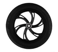 Gruppo Mozzo Ruota con Pneumatico Solido per Ebike, Prestazioni Affidabili in tutte le Condizioni, Misura 12 1/2x2 1/4