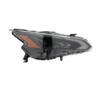 Gruppo Ottico Anteriore a LED con DRL a LED sostitutivo per Nissan Altima 2022 2023 2024,Modello Faro Trasparente,alloggiamento Nero 10000-8D042 101008D042 (Lato conducente+passeggero)