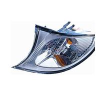 Gruppo Ottico Anteriore Crystal Cornice Cromata Serie 3 E46 Berlina Touring Sx