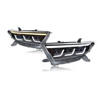 Gruppo Ottico Anteriore da 2 Pezzi Adatto per fari Highlander 2012-2014,lampade per Auto a LED,luci diurne,indicatori di direzione dinamici