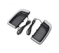 Gruppo Ottico Anteriore Motocicletta Per Touring Per Street Per Glide Per Road Per Glide Per Electra Motocicletta Luce Direzione LED Carenatura Griglie Inferiori(Black)