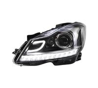 Gruppo Ottico Anteriore per Auto Adatto per Classe C W204 2011 2012 2013 2014 LED C180 C200 C260 DRL Luci Anteriori dinamiche con indicatori di direzione allo Xeno Gruppi ottici Anteriori