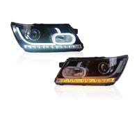 Gruppo Ottico Paraurti Anteriore Per Dodge Per Journey 2009 2010 2011 2012 2013 2014 2015 2016 Fari Auto Informazioni Dinamiche Indicatori Di Direzione Luci Diurne(For LED)