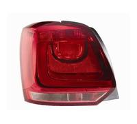 Faro Fanale Posteriore per Volkswagen Polo 2009-2013 Rosso Destro