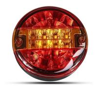 Gruppo ottico posteriore Fanale 12V 24V 20-LED Fanale posteriore Luce freno posteriore Indicatore di direzione Lampada rotonda Hamburger Lampade per auto camion Camion Van Rimorchio