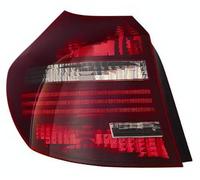 Gruppo ottico realizzato per BMW Serie 1 dal 2007 al 2012 posteriore Sinistro Fondo Fumé Luce rossa 63210432621