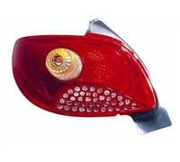 Gruppo ottico realizzato per Peugeot 206 PLUS da anno 2009 posteriore Sinistro equivalente Fari VALEO Luce rossa 6350FX