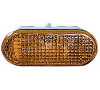 Gruppo ottico realizzato per Volkswagen GOLF III dal 1991 al 1997 laterale SX/DX Luce Arancio