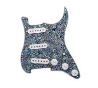 Gruppo Pannello Pickup Per Chitarra Elettrica Alnico5 Tre Pannello Pickup Singolo Sss Coperchio Anteriore Pickup (Color : White 16)