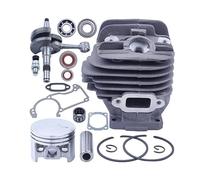 Gruppo pistone Big Bore da 44,7 mm adatto for motosega MS260 026 PRO con set completo di guarnizioni dell'albero motore e paraolio