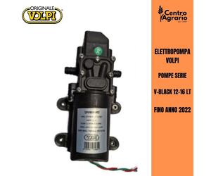 Gruppo pompa Volpi V Black 12 16 lt elettrica irroratrice a batteria 19VBER080