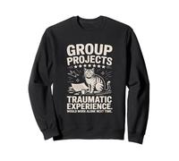 Gruppo Progetti Esperienza Traumatica Umorismo Gatto Felpa