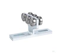 Gruppo puleggia, T-Type 6-Wheel Hanging Rail Roller per 1-5/8 Pollice Canale Acciaio Binario