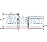 Gruppo raffreddamento per RENAULT CLIO MODUS / GRAND MODUS