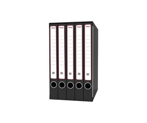 Gruppo registratori Quintetto - 23 x 32 cm - con 5 cartelle 3 lembi - dorso 23 c