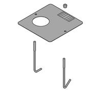 Gruppo Ricambio Base Ancoraggio Slh400 Ricambio Originale NICE SPSLH001