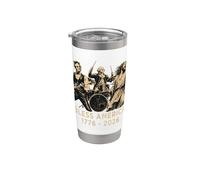 Gruppo rock rock rock Abe Lincoln George Washington Gesù Cristo Bicchiere termico in acciaio inox doppia parete