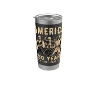 Gruppo rock rock rock Abe Lincoln George Washington Gesù Cristo Bicchiere termico in acciaio inox doppia parete