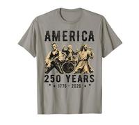 Gruppo Rock Rock Rock Abe Lincoln George Washington Gesù Cristo Maglietta