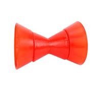 Gruppo Rullo di Prua per Rimorchio per Barche in PU per Caricare Facilmente la Barca, 3 Pollici, Perfetto per Barche da Pesca e da Diporto (Rosso)