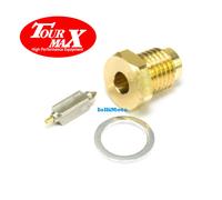 GRUPPO SEDE E SPILLO GALLEGGIANTE CARBURATORE YAMAHA RD 125 (2R6) 1978/1979