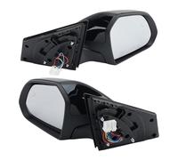 Gruppo Specchietto Auto Per Hyundai Per Sonata Per La 9a Per Generazione 2015-2017 Gruppo Specchietto Retrovisore A 8 Fili Luce Cieca Indicatore Direzione Nero(1pair)