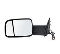 Gruppo Specchietto Retrovisore Auto Specchietto Retrovisore Laterale Auto Accessorio Per Dodge Per Ram 2500 2013-2018 Braccio Lungo Nero Con Controllo Della Temperatura(Sinistra)