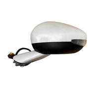 Gruppo Specchietto Retrovisore Auto Specchietto Retrovisore Laterale Auto Per Peugeot Per 508 508SW 2011-2015 Indicatore Di Direzione Elettrico Pieghevole Riscaldato Automatico(Argento,8 Wire Left)