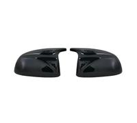 Gruppo specchietto retrovisore esterno della portiera 2 Pezzi Coperture Per Specchietti Retrovisori Laterali Posteriori Per BMW X3 G01 Ix3 X4 G02 X5 G05 X6 G06 X7 G07(Bright black)